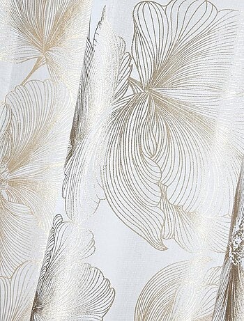 Voilage à œillets 140x260 cm Leonce or