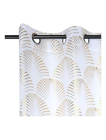 Voilage à œillets 140x260 cm Maldives or