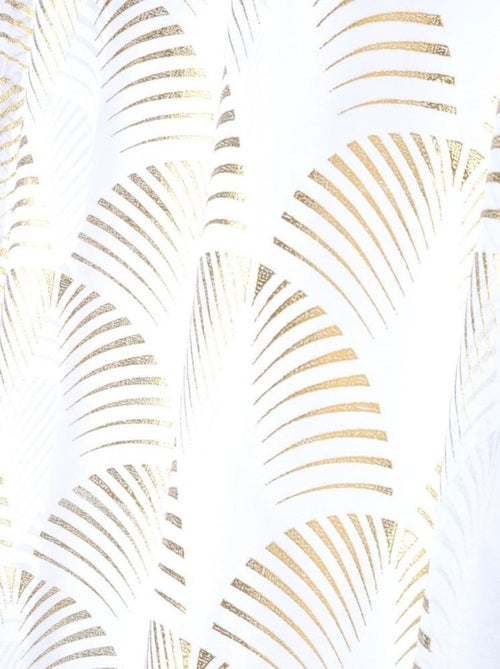 Voilage à œillets 140x260 cm Maldives or - Kiabi