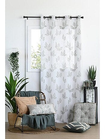 Voilage à œillets 140x260 cm Manisa sauge