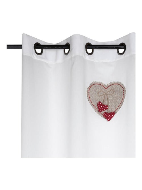 Voilage à œillets 140x260 cm Marianne - Kiabi