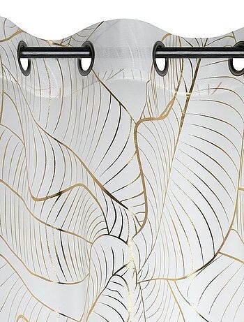 Voilage à œillets 140x260 cm Patras or