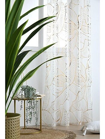 Voilage à œillets 140x260 cm Patras or