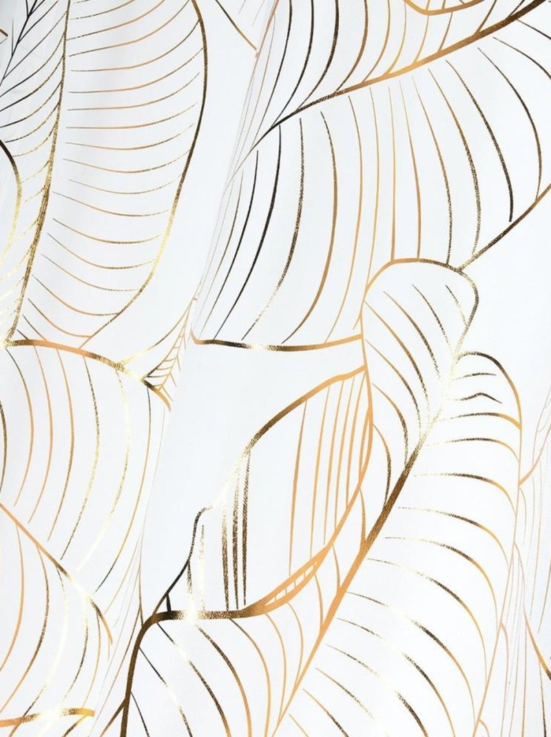 Voilage à œillets 140x260 cm Patras or Doré/or - Kiabi