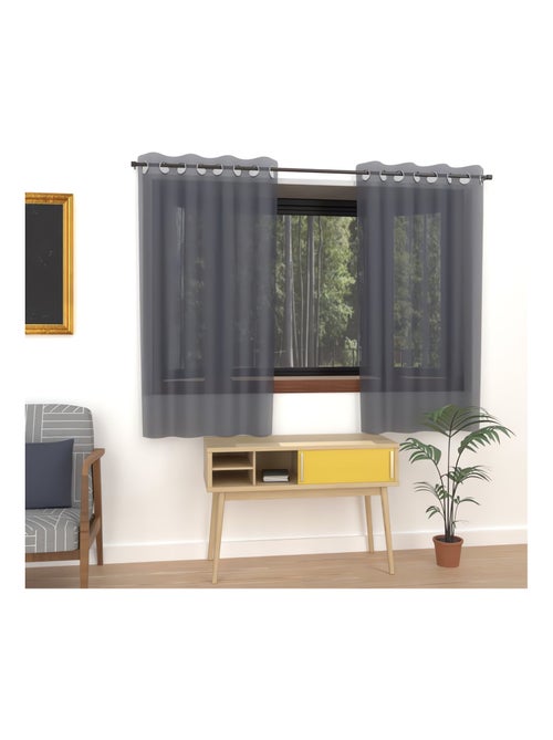 Voilage à oeillets ALIX, par Soleil d'ocre - Kiabi