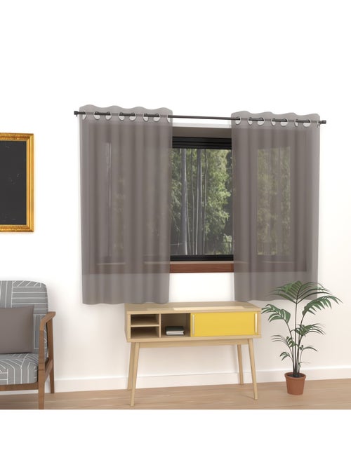 Voilage à oeillets ALIX, par Soleil d'ocre - Kiabi