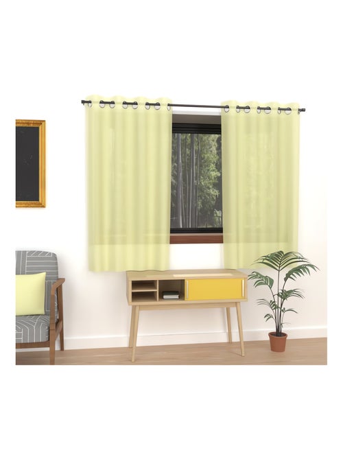 Voilage à oeillets ALIX, par Soleil d'ocre - Kiabi