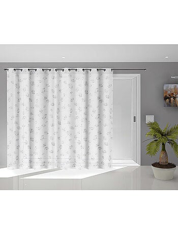 Voilage à oeillets baie vitrée 280x250 cm KYOTO, par Soleil d'Ocre