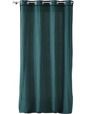 Voilage à oeillets en coton lave Lanette