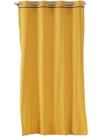 Voilage a oeillets en coton lave Lanette