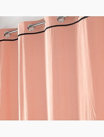 Voilage a oeillets en coton lave Lanette