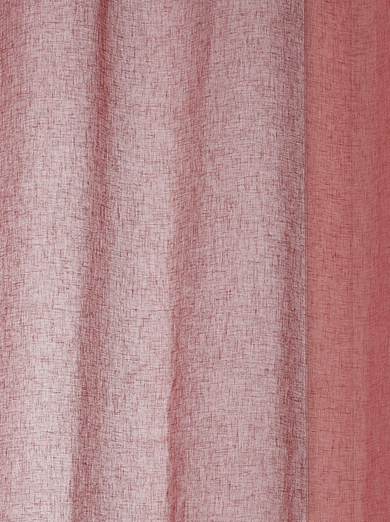 Voilage à Oeillets en Tissu Recyclé Blanc - Kiabi