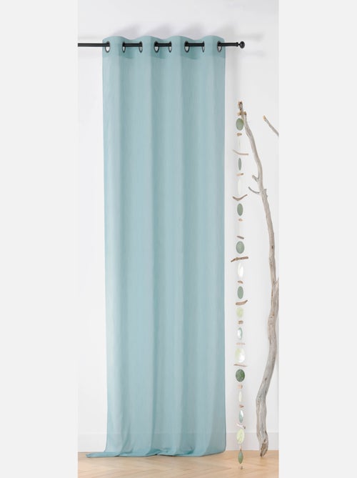 Voilage à Oeillets en Tissu Recyclé - Kiabi