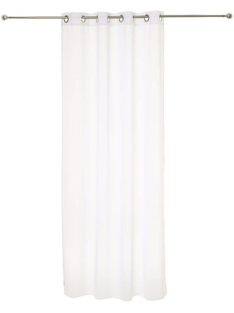 Voilage à oeillets ETAMINE Blanc - Kiabi
