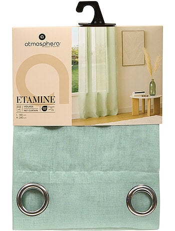 Voilage à oeillets etamine