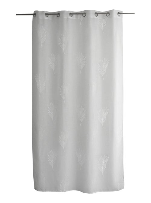 Voilage à oeillets feuille de palmier - Kiabi Voilage à oeillets feuille de palmier - Kiabi