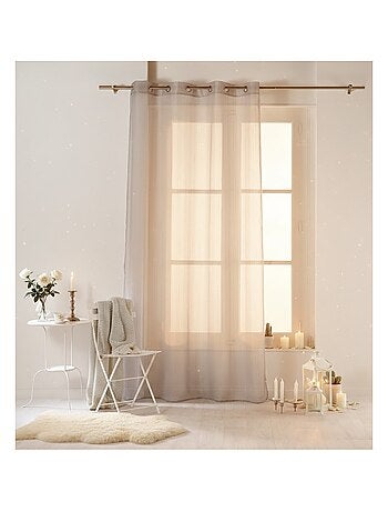 Voilage a oeillets Horizon raye