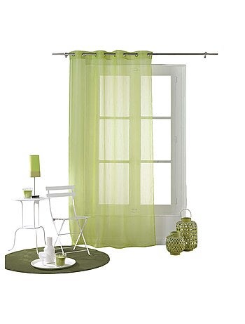 Voilage a oeillets Horizon raye