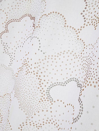 Voilage à œillets motif nuage pour chambre d’enfant