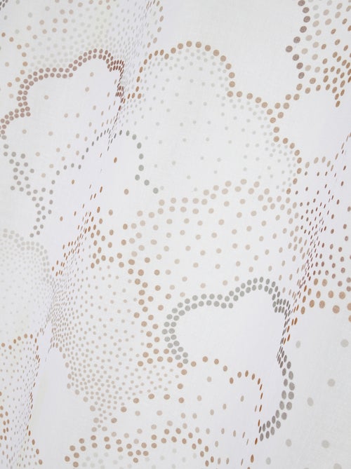 Voilage à œillets motif nuage pour chambre d’enfant - Kiabi