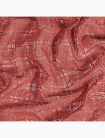 Voilage à Oeillets Motifs Carreaux Alsaciens