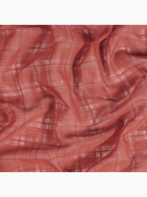 Voilage à Oeillets Motifs Carreaux Alsaciens - Kiabi