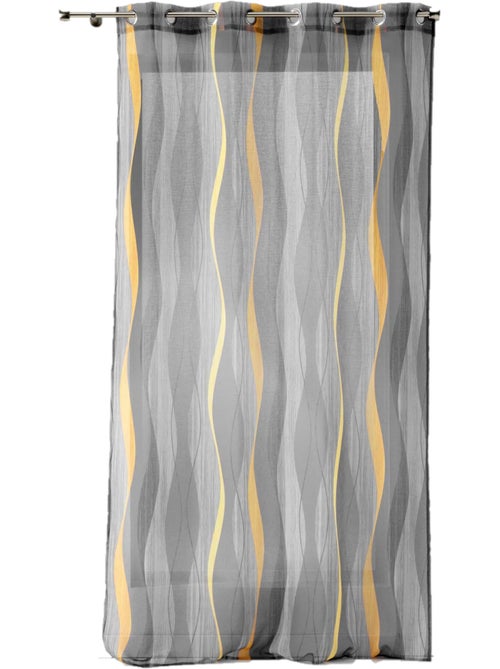 Voilage a oeillets Ondulys - Kiabi