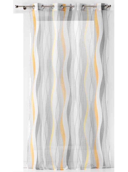 Voilage a oeillets Ondulys - Kiabi