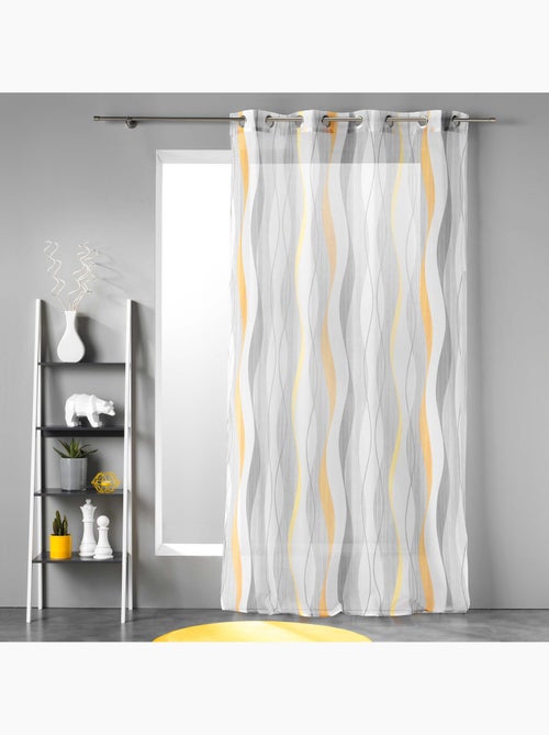 Voilage a oeillets Ondulys - Kiabi