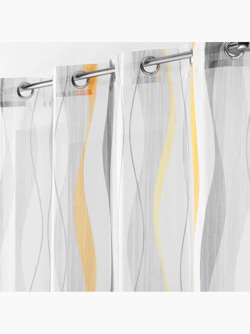 Voilage a oeillets Ondulys - Kiabi