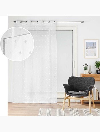 Voilage à œillets Pompinou - Douceur D'intérieur