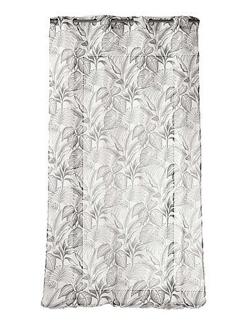 Voilage à œillets PUNTA - Voile sablé imprimé