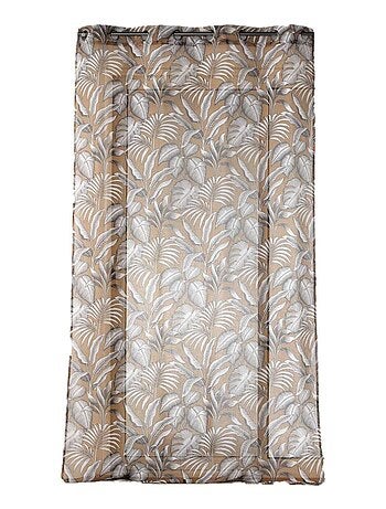 Voilage à œillets PUNTA - Voile sablé imprimé