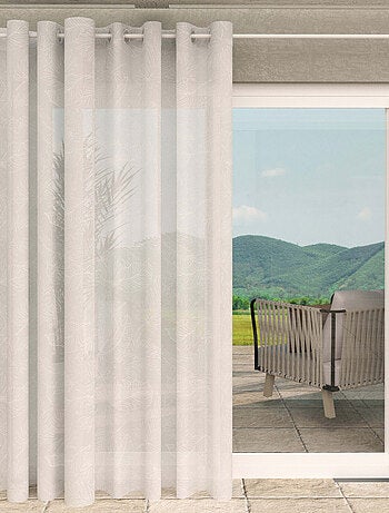 Voilage à oeillets spécial baie vitrée 280x250 cm CELIA, par Soleil d'Ocre