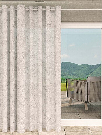 Voilage à oeillets spécial baie vitrée 280x250 cm CELIA, par Soleil d'Ocre