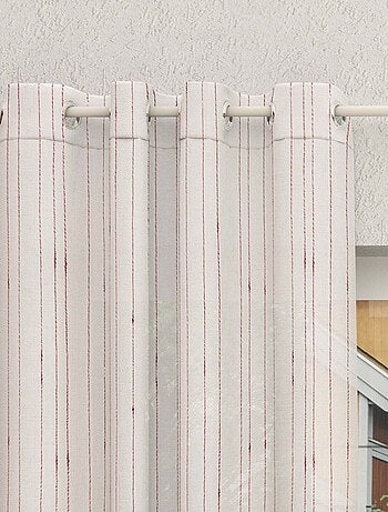 Voilage à oeillets spécial baie vitrée 280x250 cm CHARLIE, par Soleil d'Ocre