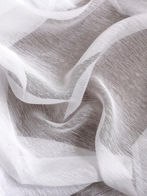 Voilage à œillets uni - Kiabi