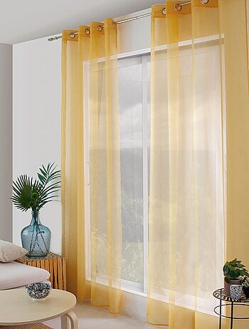 Voilage à œillets uni