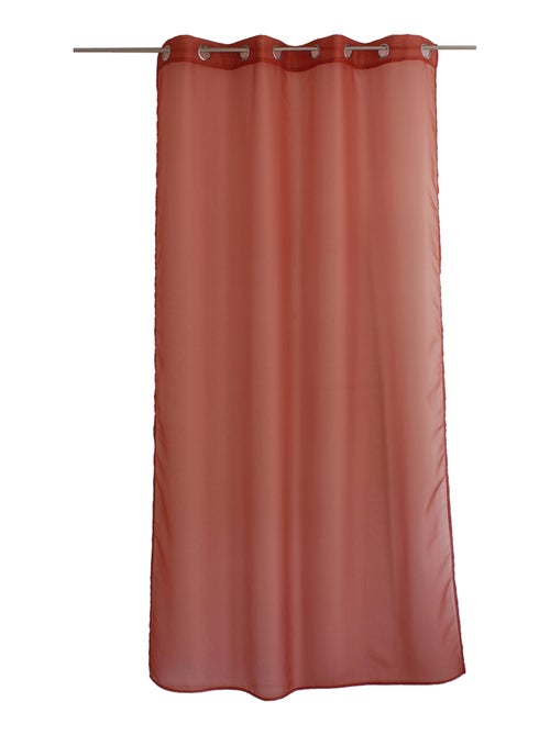 Voilage à œillets uni - Kiabi