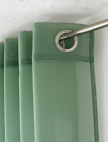 Voilage à œillets uni