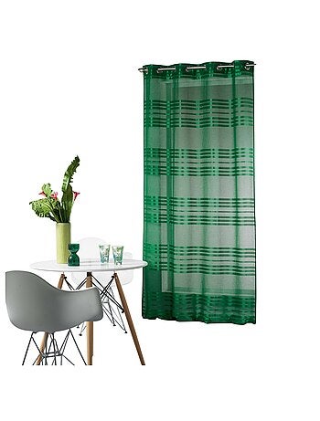 Voilage a oeillets voile sable Sacha