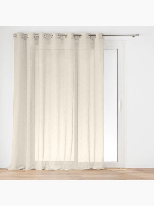 Voilage à œillets – Voile tissé Carlin - Kiabi