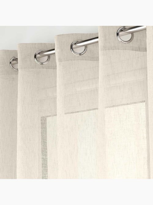 Voilage à œillets – Voile tissé Carlin - Kiabi