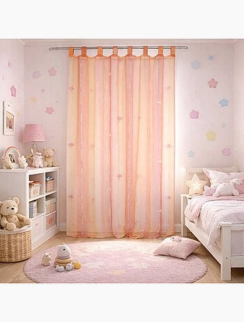 Voilage à Pattes "Coloré" et "Fleuri