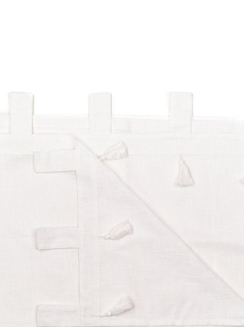 Voilage à pattes coton uni CHARME - Kiabi Voilage à pattes coton uni CHARME - Kiabi