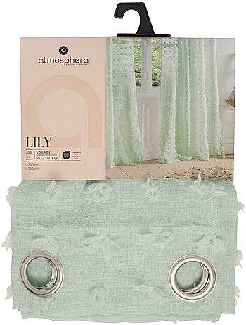 Voilage à pompons LILY