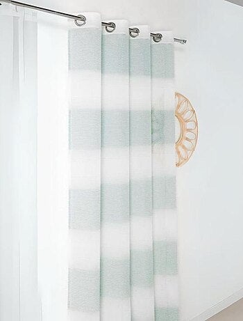 Voilage à rayures bayadères