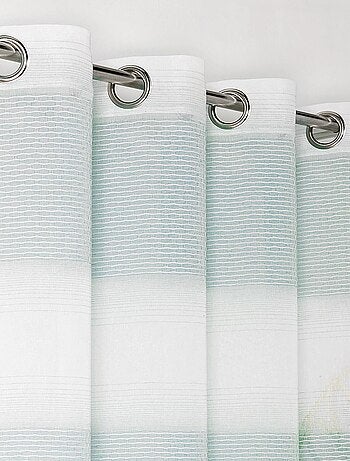 Voilage à rayures bayadères