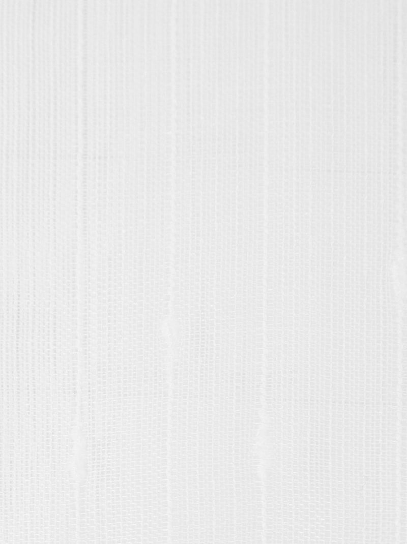 Voilage à rayures Blanc - Kiabi