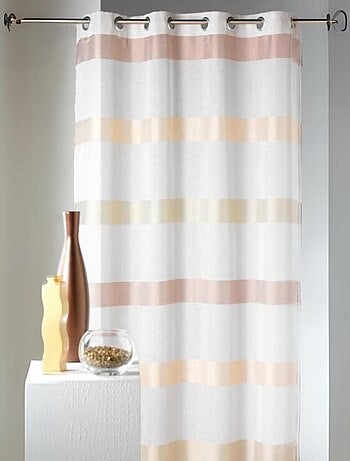 Voilage à rayures horizontales design